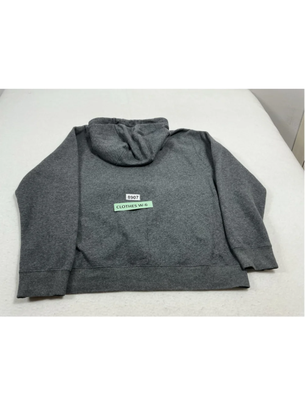 Unisex Adult Excellent Nike Pullover Hoodie Large Gray 1/4 Zip Long Sleeve